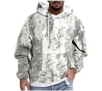 Felpa da uomo vintage a maniche lunghe con grafica da uomo casual alla moda con stampa 3D mimetica felpa con cappuccio calda e confortevole felpa con cappuccio per tutti i giorni Pullover con