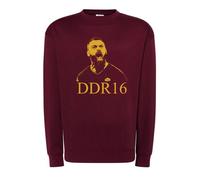Felpa daniele De rossi con cappuccio o girocollo calciatore romano ddr 16