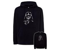 Felpa Dart Fener Anakin Skywalker cinema cappuccio o senza nera guerre stellari