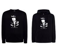 Felpa Dee Dee Ramone Rock Punk Girocollo o con Cappuccio Nera Bassista Band