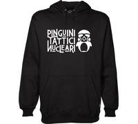 Felpa dei PINGUINI TATTICI NUCLEARI girocollo o cappuccio unisex uomo donna bamb