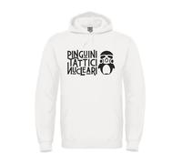 Felpa dei PINGUINI TATTICI NUCLEARI girocollo o cappuccio unisex uomo donna bamb
