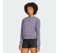 adidas Performance - Designed-For-Training - Felpa girocollo da riscaldamento viola preloved M