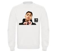 Felpa di BABY GANG L'angelo del Male cappuccio o giro unisex adulti/ragazzi v2
