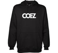 Felpa di COEZ VOLARE bianca nera unisex con cappuccio o girocollo rap music