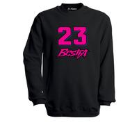 Felpa di Enea Bastianini La Bestia 23 campione moto ducati bianca o nera