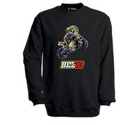 Felpa di Marco Bezzecchi 72 Bez72 vr46 campione moto ducati bianca o nera