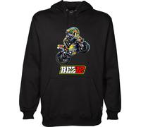Felpa di Marco Bezzecchi 72 Bez72 vr46 campione moto ducati bianca o nera