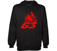 Felpa di Pecco Bagnaia 63 campione del mondo moto vr46 tshirt adulto bambino