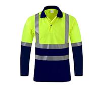 Felpa di sicurezza professionale da uomo con elementi riflettenti come abbigliamento da lavoro ad alta visibilità per una sicurezza ottimale per tutti gli usi all'aperto o in caso di cattivi, BU1, XL