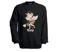 Felpa di TONY EFFE chiara sesso e samba uomo donna ragazzo/a bambino 777