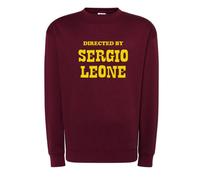 Felpa Directed by Sergio Leone Bordeaux cinema cappuccio o girocollo western