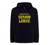 Felpa Directed by Sergio Leone nera cappuccio o girocollo regista film western