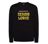 Felpa Directed by Sergio Leone nera cappuccio o girocollo regista film western