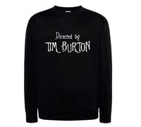FELPA Directed by Tim Burton Regista Nightmare before nera Cappuccio e Girocollo