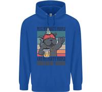 Felpa Divertente Cat Miss My Party People Alcohol Beer Uomo