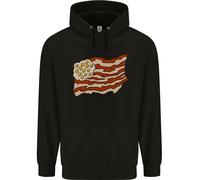 Felpa Divertente Con Bandiera A Stelle E Strisce Degli Stati Uniti Uomo