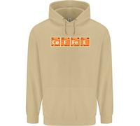 Felpa Divertente Da Geek Della Chimica Con Tavola Periodica Del Caffè