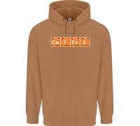 Felpa Divertente Da Geek Della Chimica Con Tavola Periodica Del Caffè