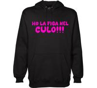 Felpa divertente di ROSARIO MUNIZ "Ho la figa nel culo" unisex uomo donna