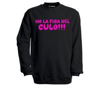 Felpa divertente di ROSARIO MUNIZ "Ho la figa nel culo" unisex uomo donna