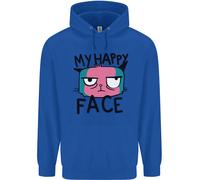 Felpa Divertente E Grumpy Uomo Con Il Mio Viso Felice