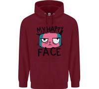 Felpa Divertente E Grumpy Uomo Con Il Mio Viso Felice