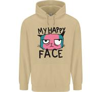 Felpa Divertente E Grumpy Uomo Con Il Mio Viso Felice