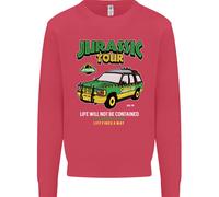 Felpa Divertente Jurassic Tour Con Dinosauro T-Rex Uomo