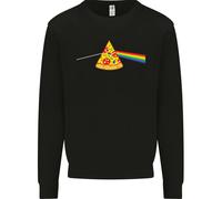 Felpa Divertente Per Bambini Dark Side Of The Pizza