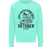 Felpa Divertente Per Bambini Oktoberfest Drink Beer