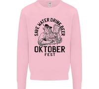 Felpa Divertente Per Bambini Oktoberfest Drink Beer