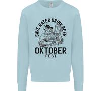 Felpa Divertente Per Bambini Oktoberfest Drink Beer