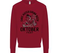 Felpa Divertente Per Bambini Oktoberfest Drink Beer