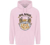 Felpa Divertente Per Uomo Con Barba Reale Ama La Birra Alcolica