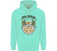 Felpa Divertente Per Uomo Con Barba Reale Ama La Birra Alcolica