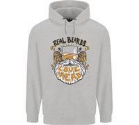 Felpa Divertente Per Uomo Con Barba Reale Ama La Birra Alcolica