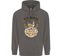 Felpa Divertente Per Uomo Con Barba Reale Ama La Birra Alcolica