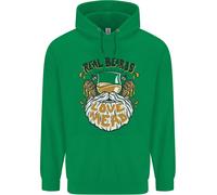 Felpa Divertente Per Uomo Con Barba Reale Ama La Birra Alcolica