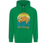 Felpa Divertente Pigro Uomo Sloth Nope Not Today