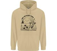 Felpa Divertente Sul Cambiamento Climatico Mantieni Il Pianeta Pulito Uomo