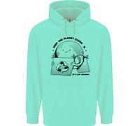 Felpa Divertente Sul Cambiamento Climatico Mantieni Il Pianeta Pulito Uomo