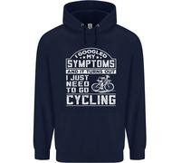 Felpa Divertente Uomo Ciclista I Ho Cercato I Miei Sintomi