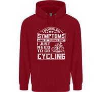 Felpa Divertente Uomo Ciclista I Ho Cercato I Miei Sintomi