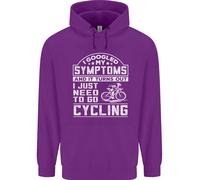 Felpa Divertente Uomo Ciclista I Ho Cercato I Miei Sintomi