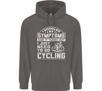 Felpa Divertente Uomo Ciclista I Ho Cercato I Miei Sintomi