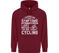 Felpa Divertente Uomo Ciclista I Ho Cercato I Miei Sintomi