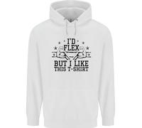 Felpa Divertente Uomo Gym Id Flex Ma Mi Piace Questo