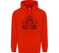 Felpa Divertente Uomo Gym Id Flex Ma Mi Piace Questo