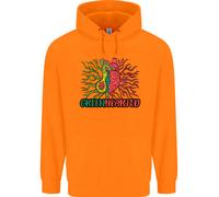 Felpa Divertente Verde Sano A Forma Di Cuore Di Avocado Uomo